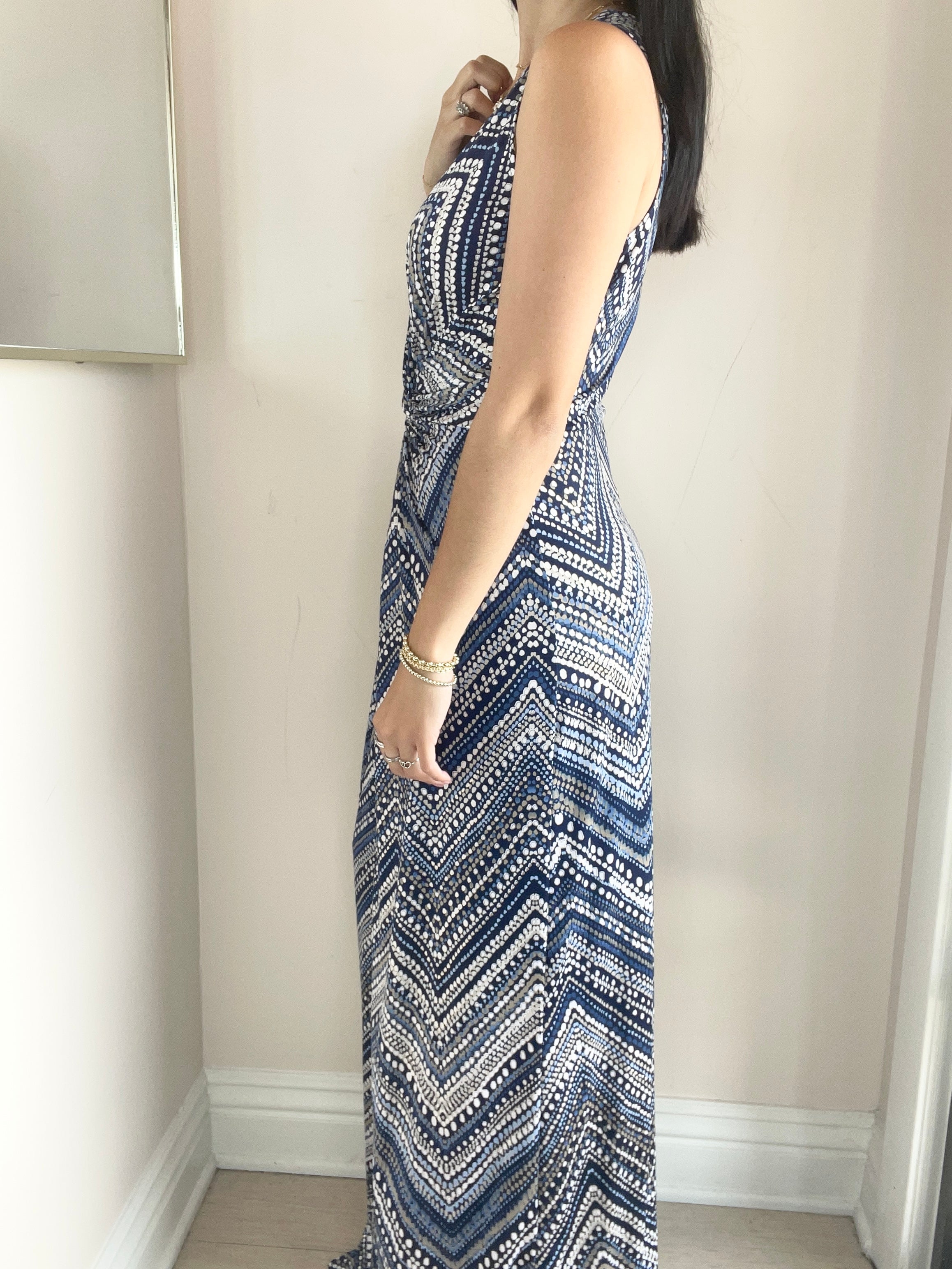 Twist Front Maxi Dress