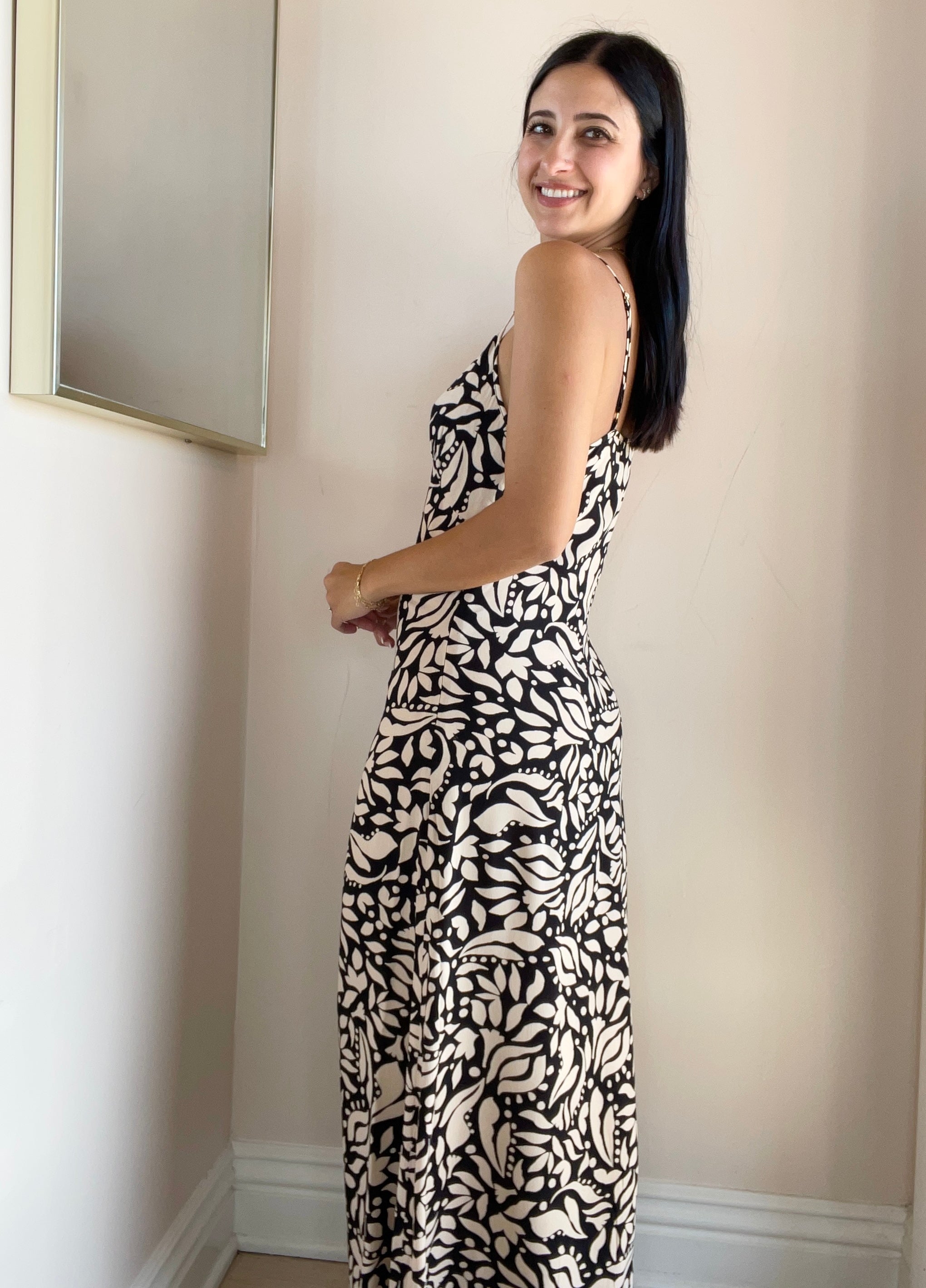 Adjustable Tank Midi Dress