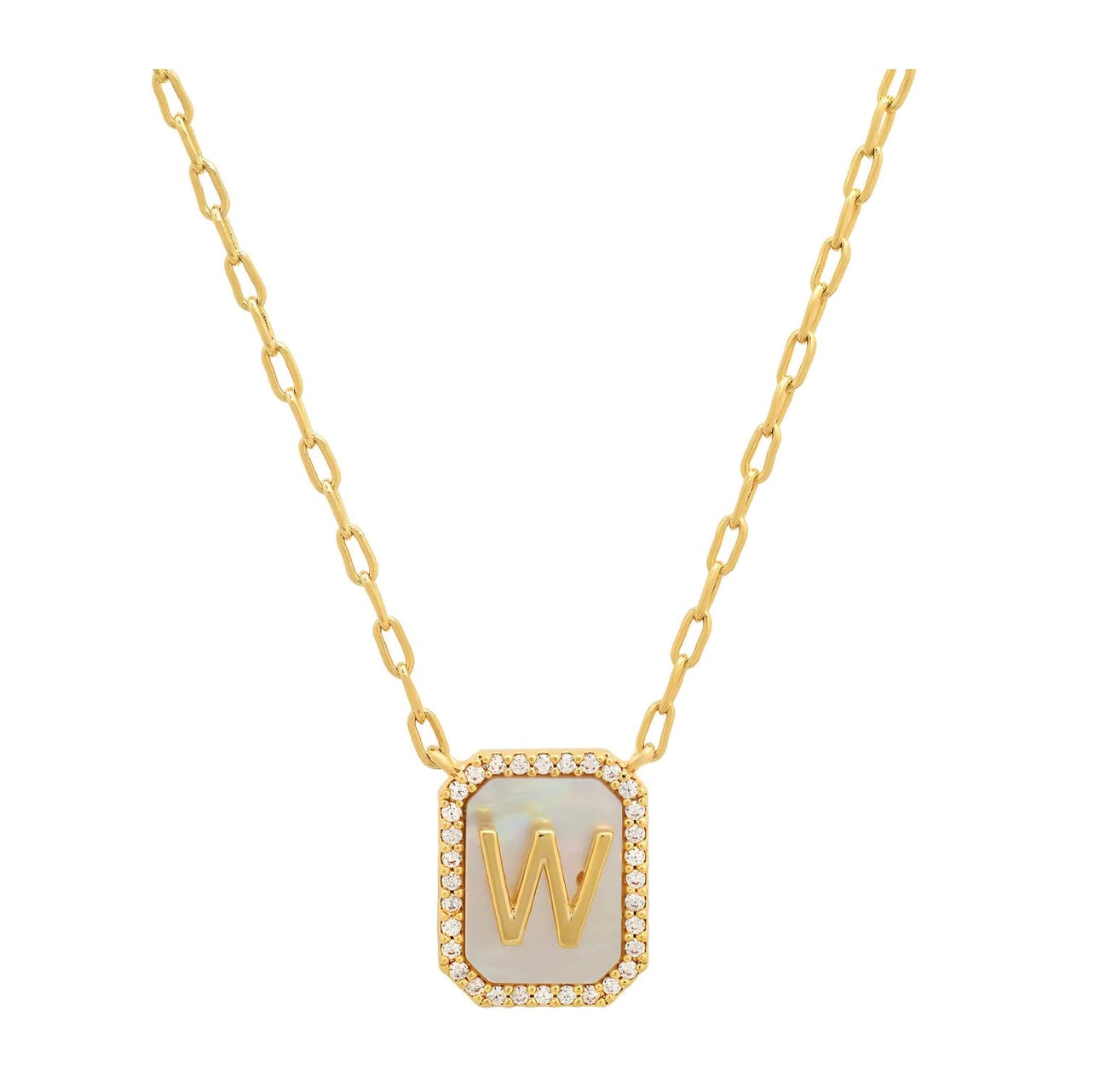 Initial Pendent w. Pearl