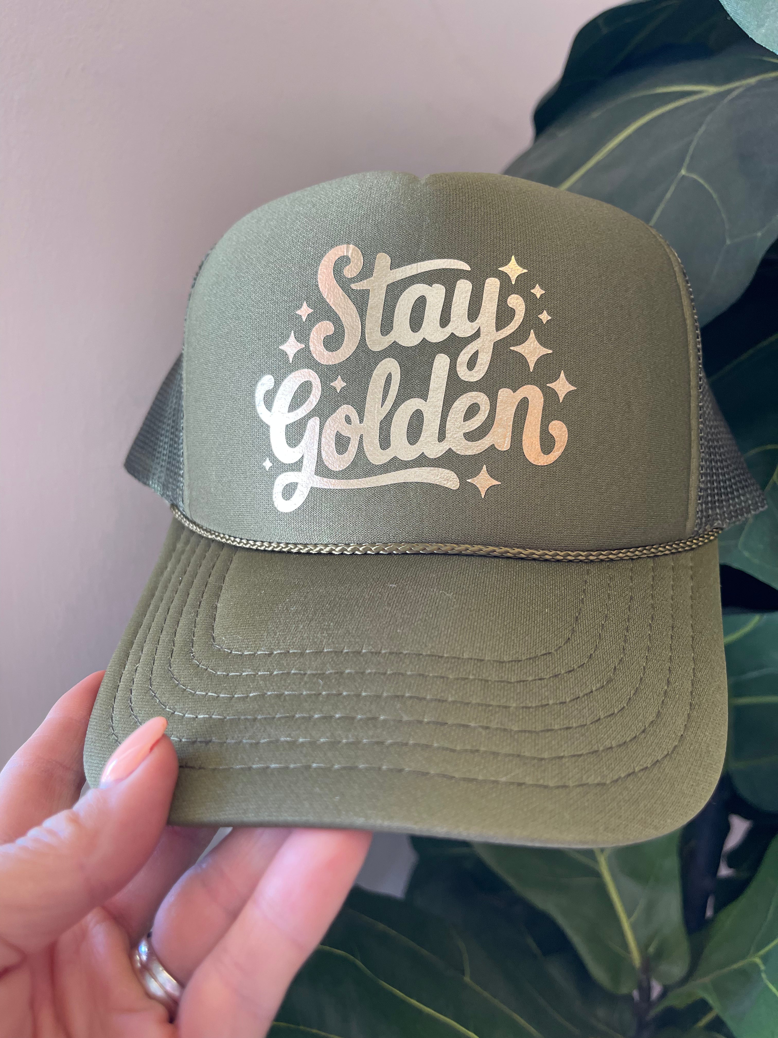 Stay Golden Trucker Hat
