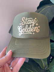 Stay Golden Trucker Hat