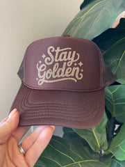 Stay Golden Trucker Hat