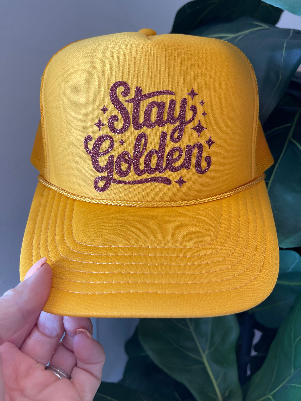 Stay Golden Trucker Hat