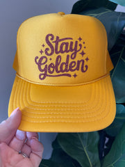 Stay Golden Trucker Hat