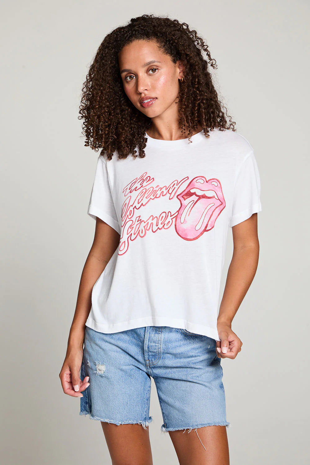 Rolling Stones Painterly Tongue Logo Tee