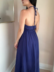 V Halter Dress