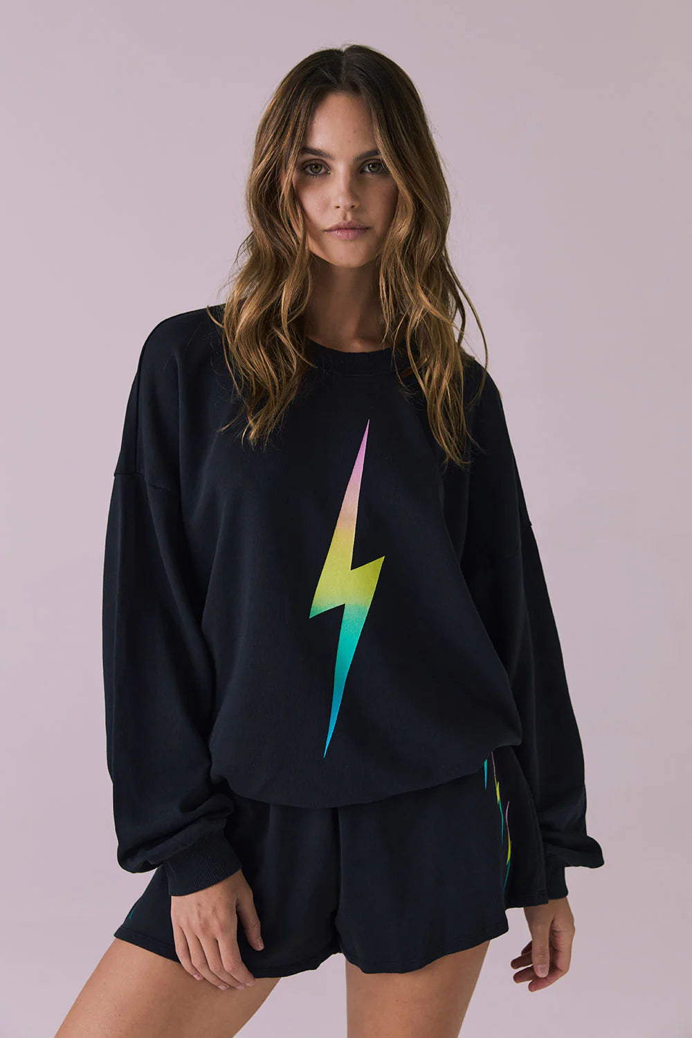 Rainbow Gradient Bolt LS