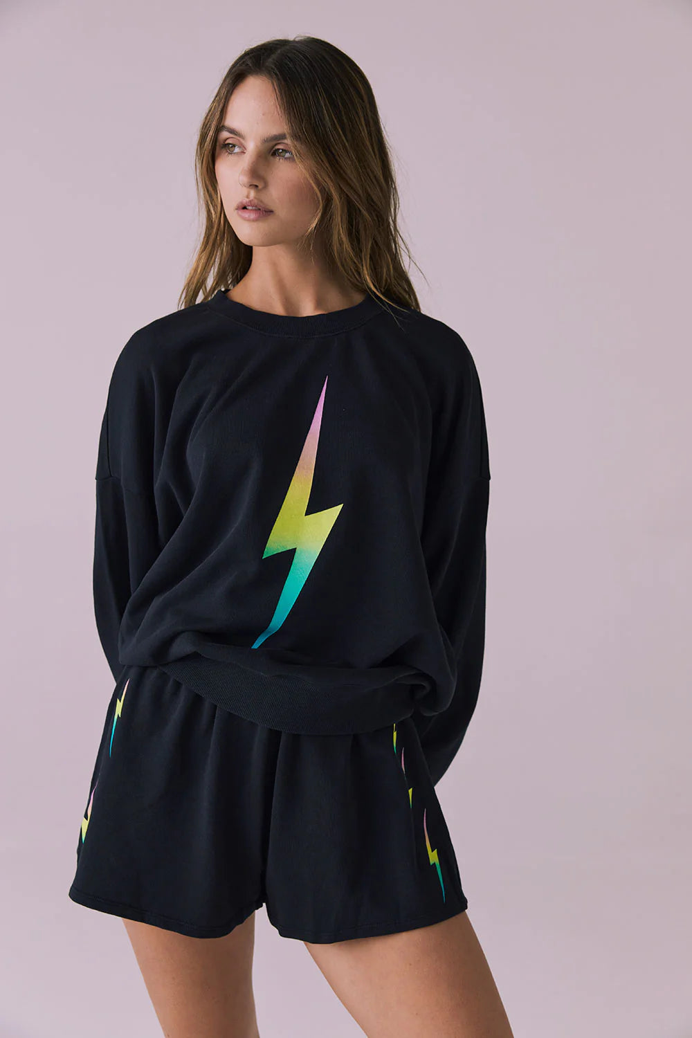 Rainbow Gradient Bolt LS