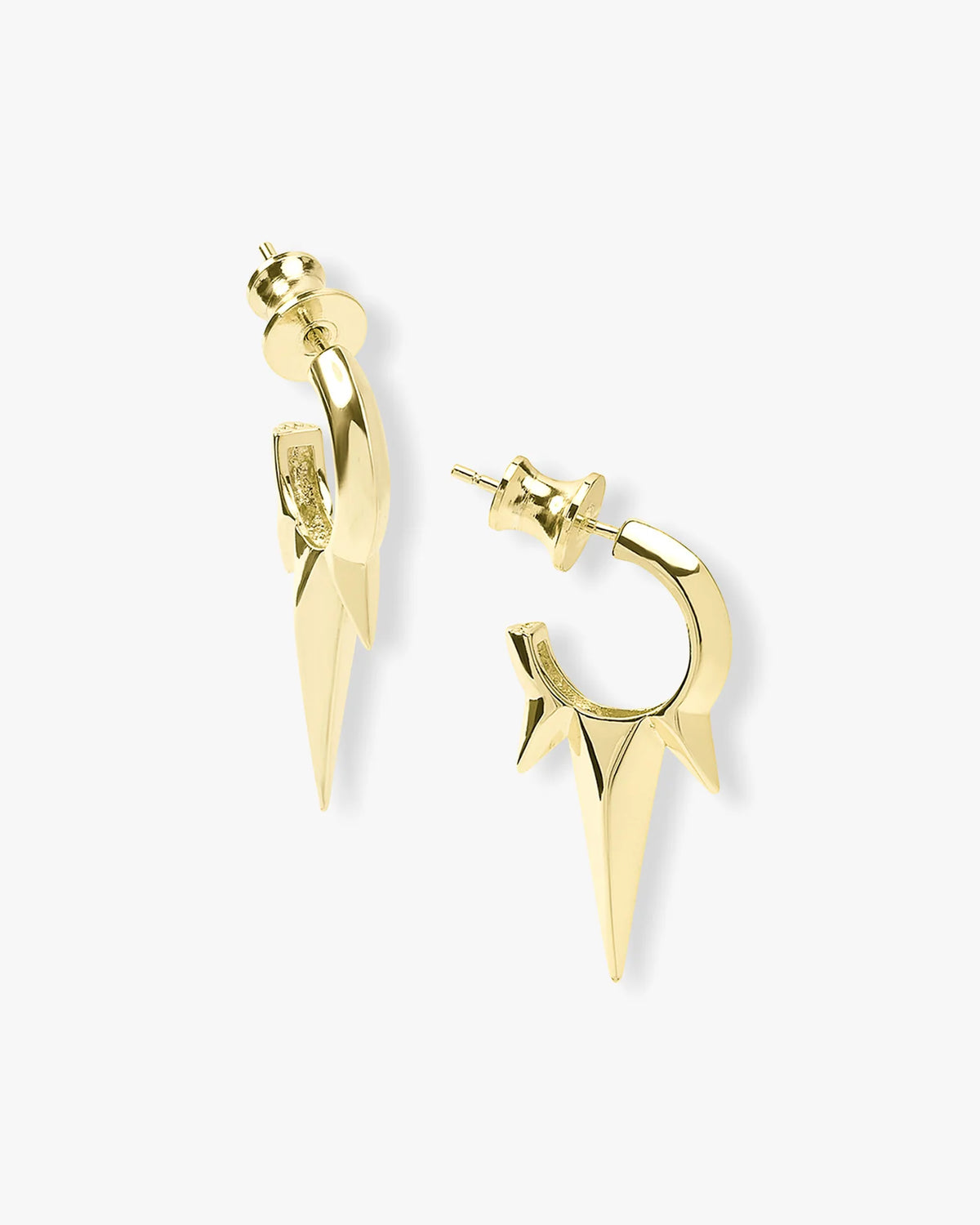 Baby Gabriella Smooth Triple Spike Earrings