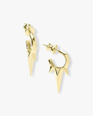 Baby Gabriella Smooth Triple Spike Earrings