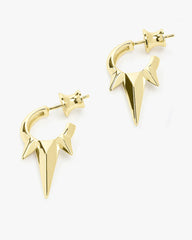 Baby Gabriella Smooth Triple Spike Earrings