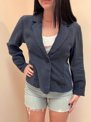 Pearson Ribbed Mixed Blazer