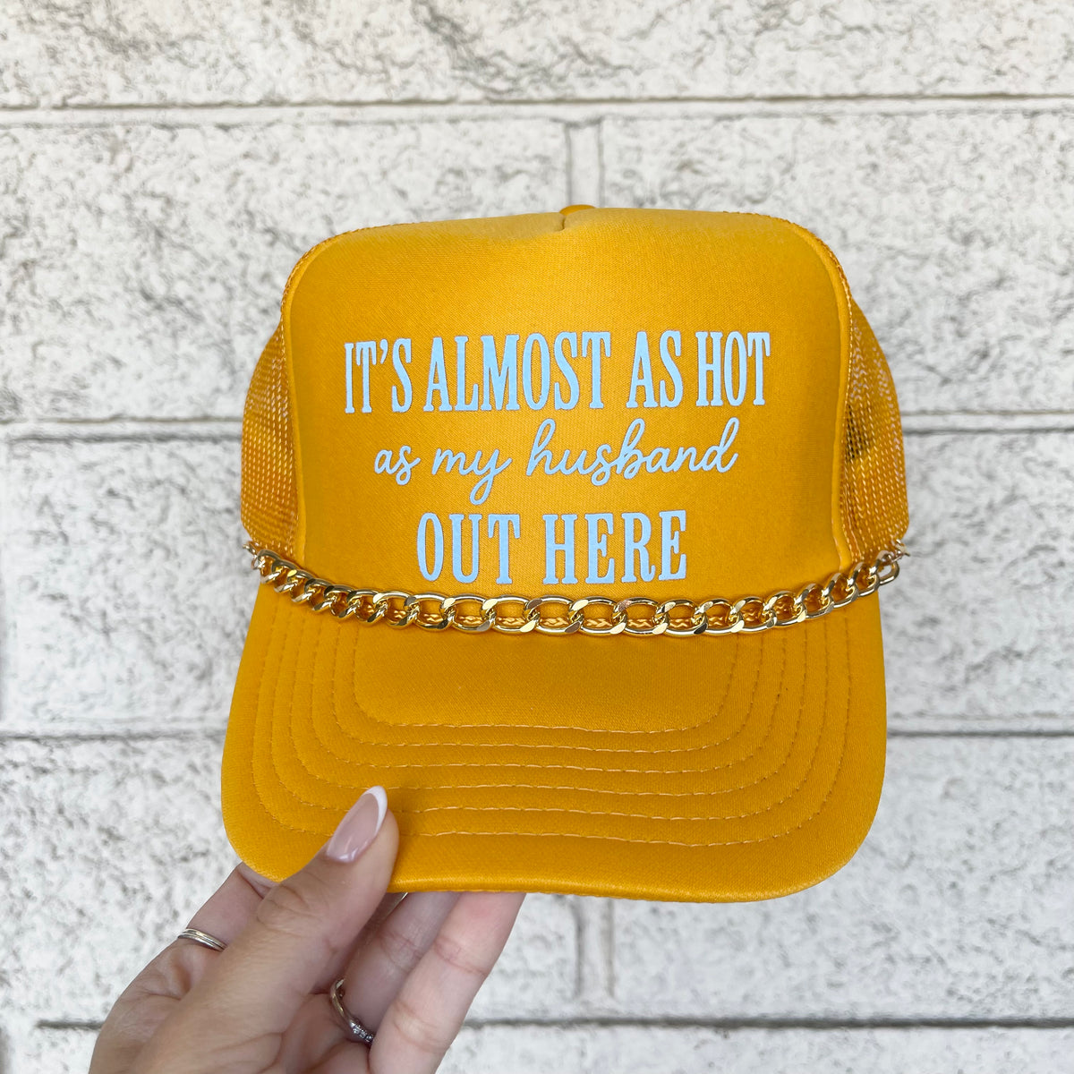 It's Almost As Hot Trucker w/ Chain