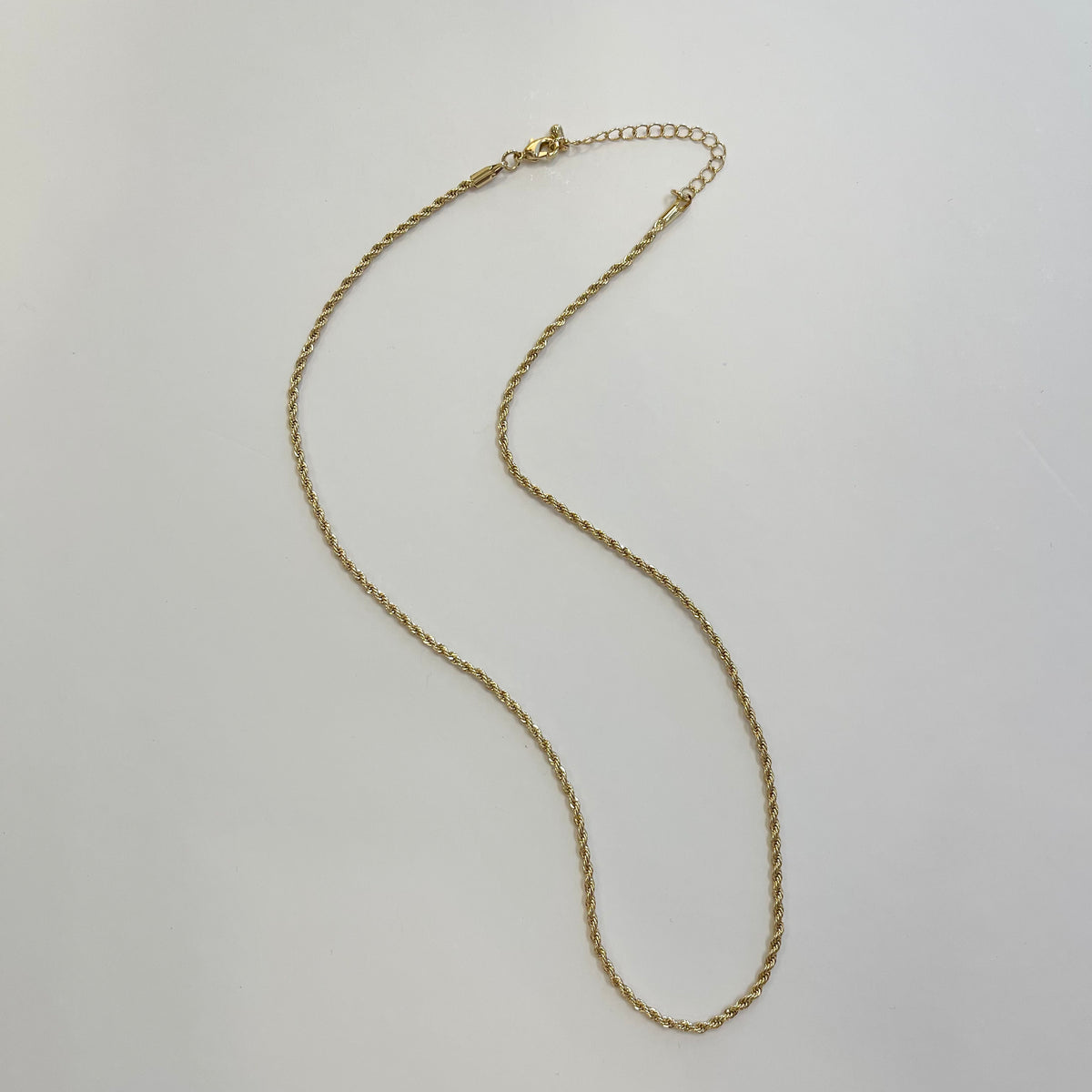Thin Twisted Rope Necklace