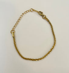 Rope Twist Chain Bracelet