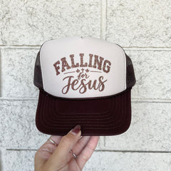 Falling For Jesus Trucker Hat