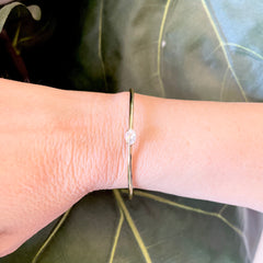 Oval CZ Cuff