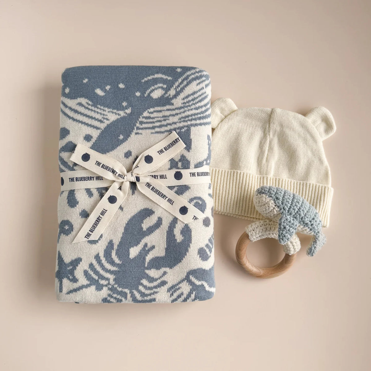Nautical Blanket/Teether Set