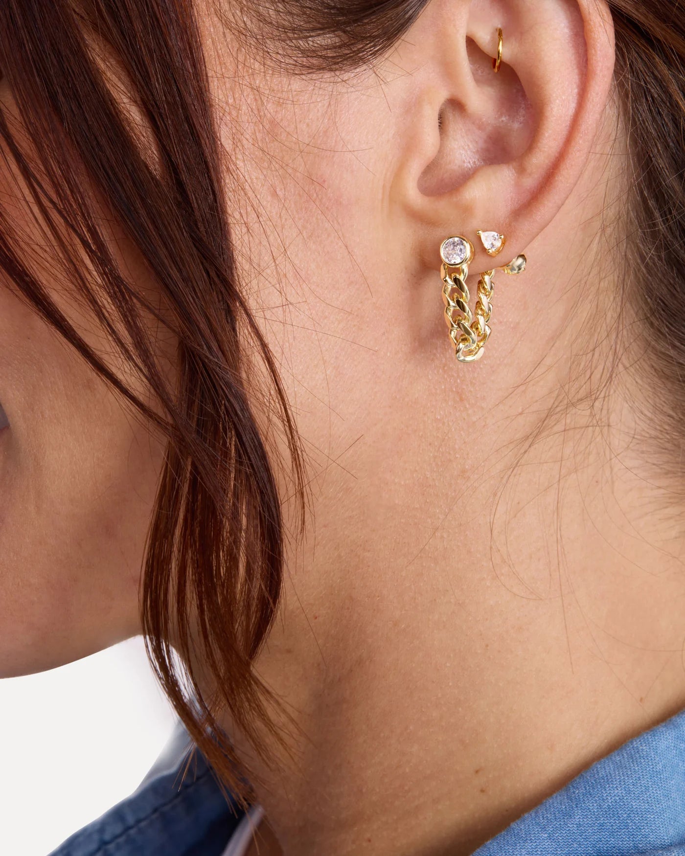 Julian Soft Chain Hoops