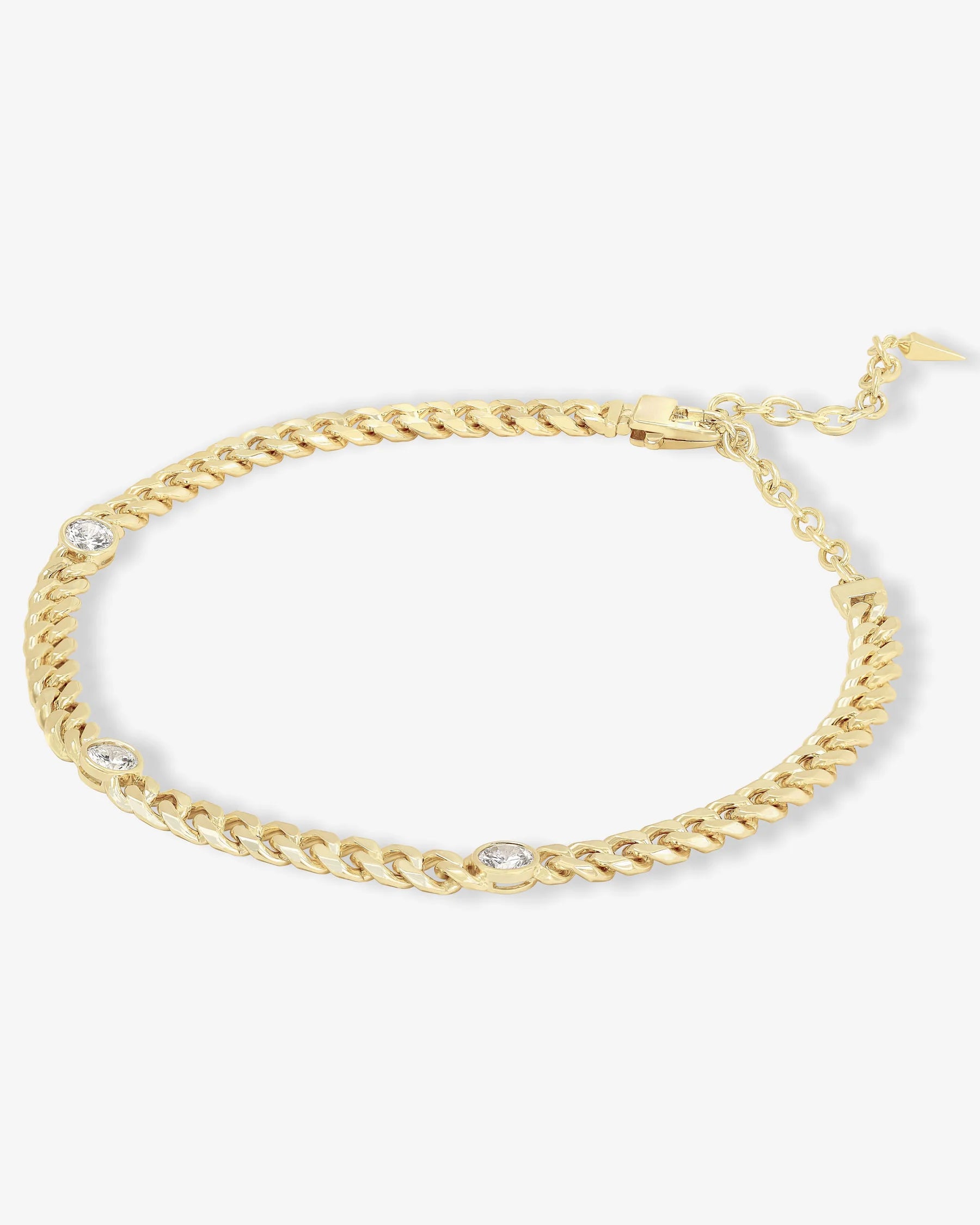 Julian Triple Diamond Cuban Chain Choker