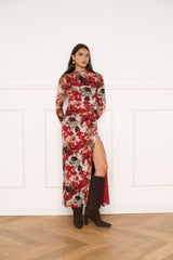 Maxime Mesh Midi Dress