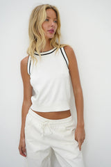 Nyomi Contrast Sweater Tank