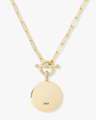 Love Letters Medallion Necklace