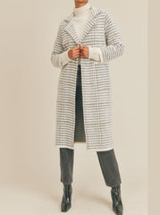 Marceau Houndstooth Coat