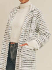 Marceau Houndstooth Coat