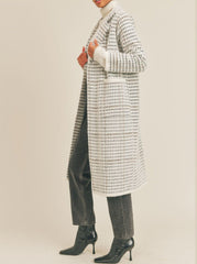 Marceau Houndstooth Coat
