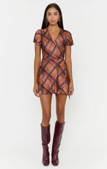 Whitney Wrap Mini Dress