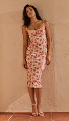 Camille Mesh Bustier Dress