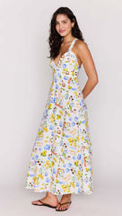 Riviera Cross Back Midi Dress