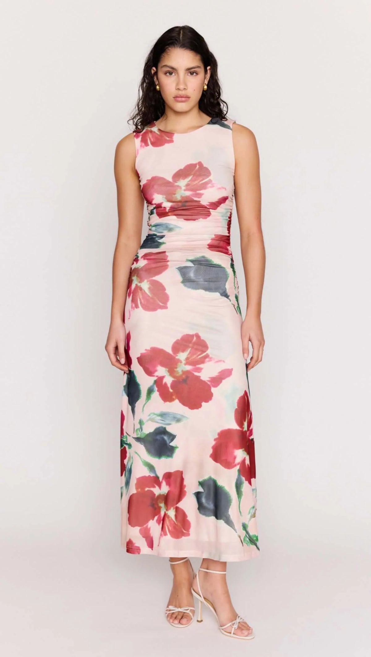 Arabella Mesh Midi Dress