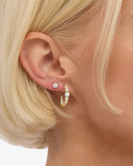 Oh She Fancy Graduated Hoops .75'
