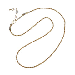 Dainty Gold Rope Chain Necklace