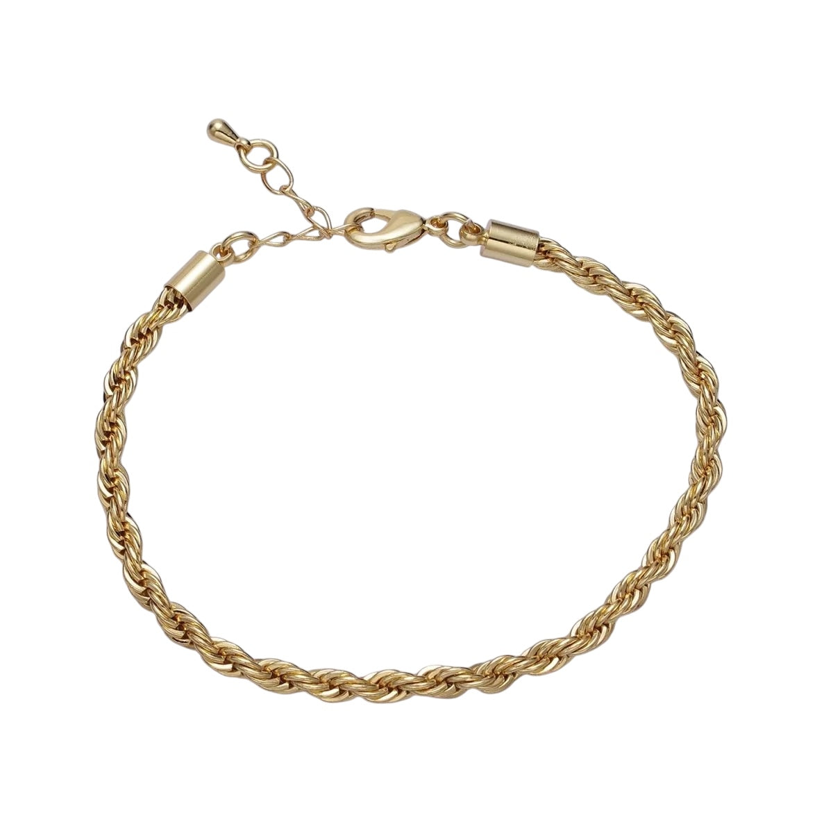 Gold Twist Rope Bracelet