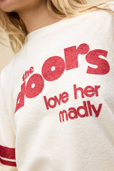 The Doors Love Her Madly Reverse Raglan Crew