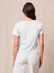 Supima Slub Short Sleeve V-Neck
