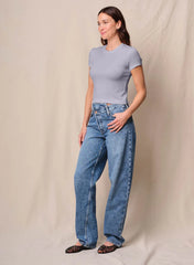 Fine 2x1 Rib Baby Tee