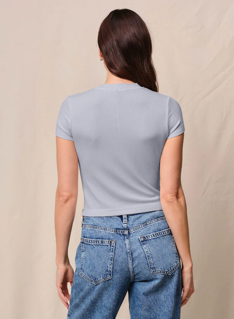 Fine 2x1 Rib Baby Tee