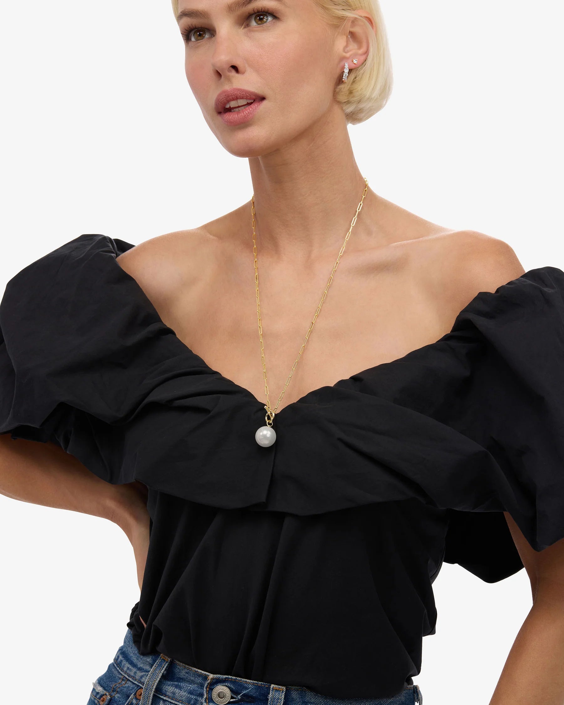 XL Life's A Ball Pearl Pendant