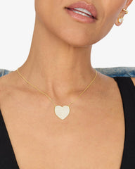 XL You Have My Whole Heart Pavé Necklace