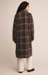 Mason Sweater Plaid Coat