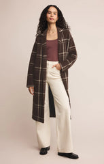 Mason Sweater Plaid Coat