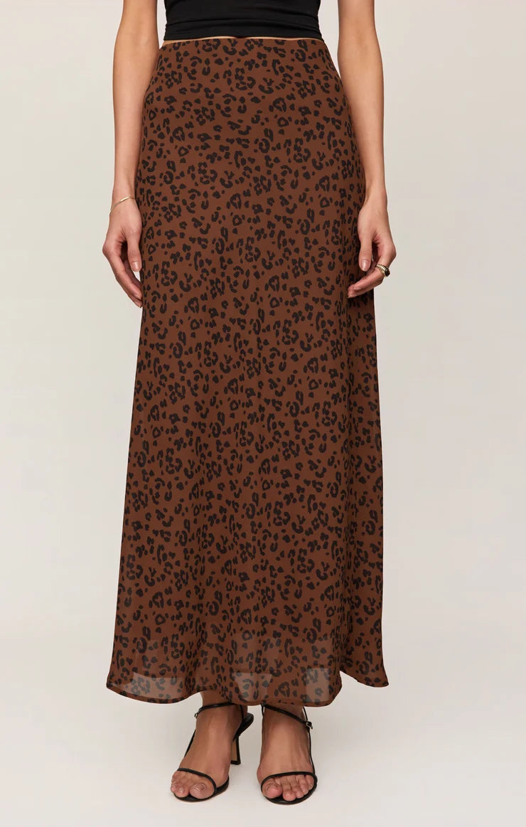 Europa Leopard Maxi Skirt
