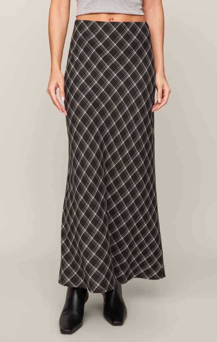 Europa Plaid Skirt