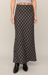 Europa Plaid Skirt