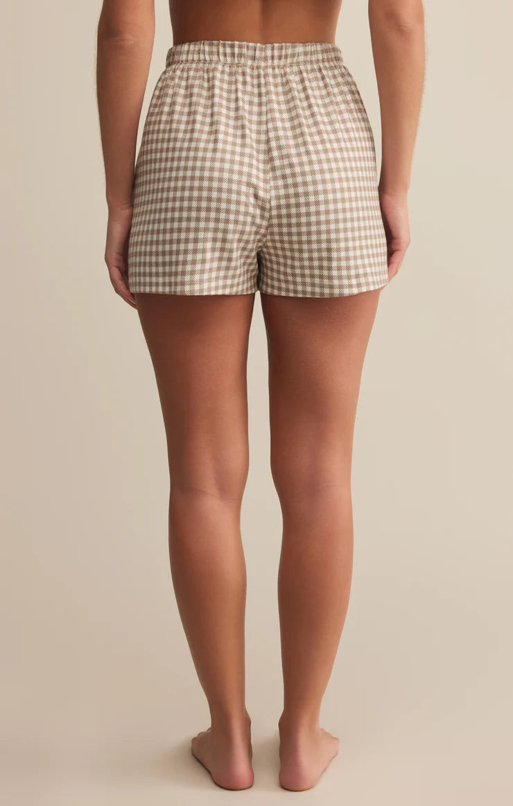 Maddie Gingham Short