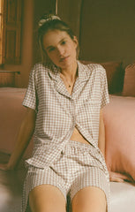 Maddie Gingham Short